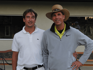 Franck Ollivier avec Mike Bender