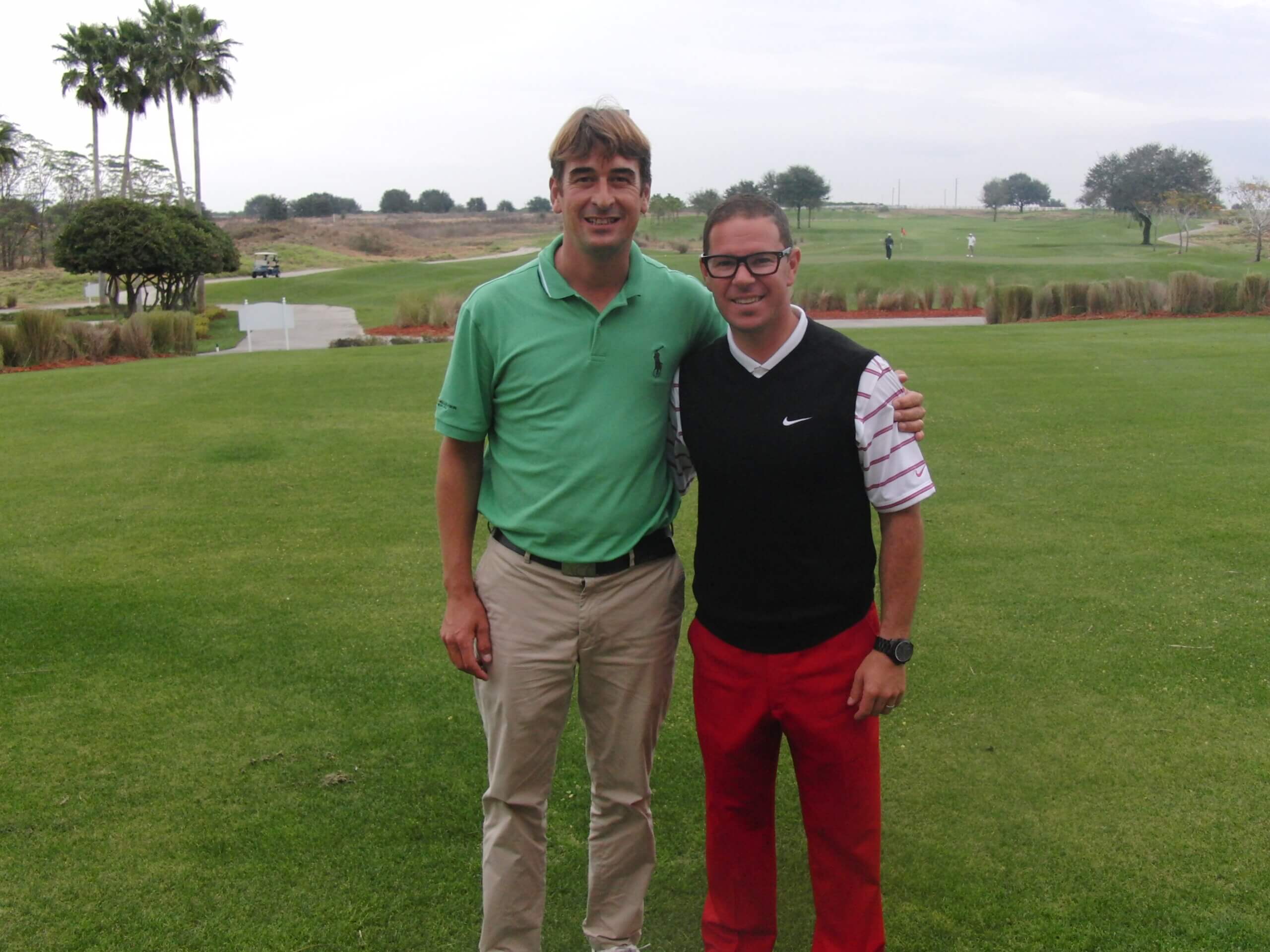 Franck Ollivier avec Sean Foley