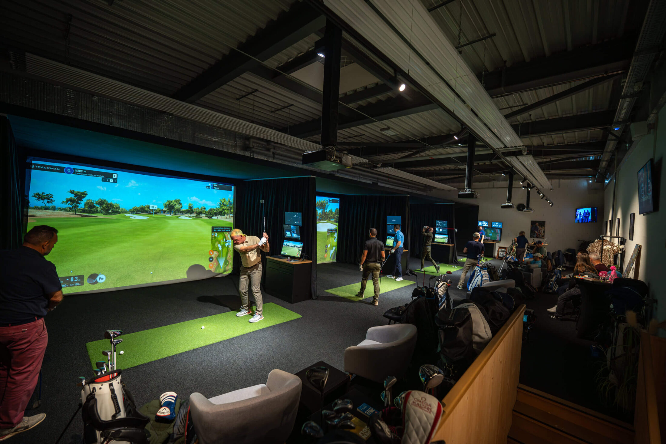 Cours de golf avec TrackMan à Payerne