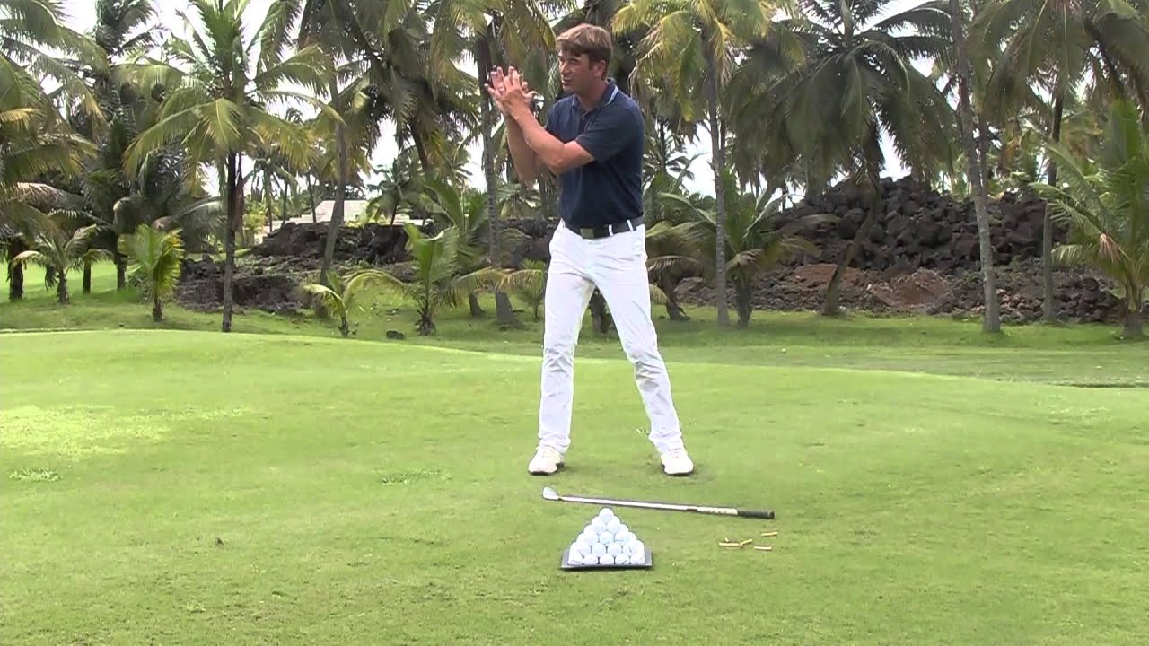 Franck Ollivier lors d’une séance de coaching sur le parcours